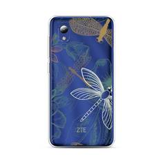 Силиконовый чехол "Тени стрекоз" на ZTE Blade A31 Lite Awog