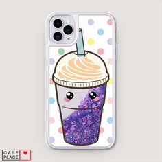 Жидкий чехол с блестками "Милый стакан" на Apple iPhone 11 Pro Awog
