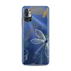 Силиконовый чехол "Тени стрекоз" на Xiaomi Redmi Note 10T Awog