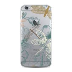 Силиконовый чехол "Тени стрекоз" на Apple iPhone 6S Awog