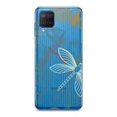 Силиконовый чехол "Тени стрекоз" на Samsung Galaxy M12 Awog