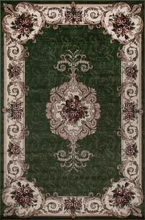 Ковер российский AkTs 60x110 см зеленый