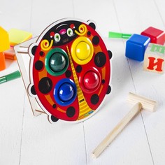 Стучалка-сортер «Божья коровка», с молотком Wood Land