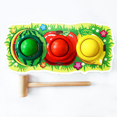 Стучалка-сортер «Фрукты», с молотком Wood Land