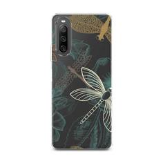 Силиконовый чехол "Тени стрекоз" на Sony Xperia 10 IV Awog