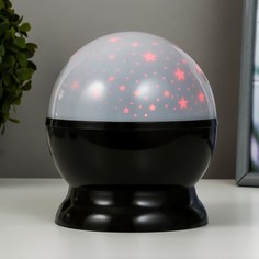 Ночник-проектор Космос LED от батареек 4хААА USB черный 12х12х13,5 см Risalux