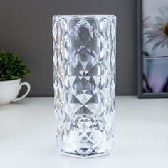Настольная лампа Хрустальный замок LED 1Вт 4000К USB сенсорный 9х9х21.5 см Risalux