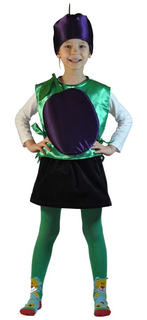 Костюм карнавальный Карнавалия.рф Слива детский р.26-34 (94-128 см)