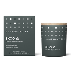Свеча ароматическая skog с крышкой, 65 г (новая) S K A N D I N A V I S K FD-SK20203 Skandinavisk