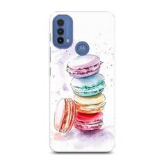 Силиконовый чехол "Пирамидка макарони 2" на Motorola Moto E30 Awog
