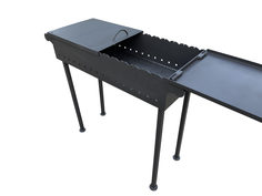 Мангал с откидными полками ДизайнМеталла