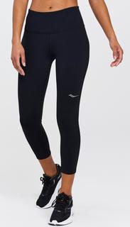 Спортивные леггинсы женские Saucony Saw800362-Bk черные 42