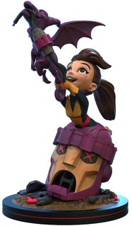 Фигурка Quantum Mechanix Marvel Kitty Pryde and Lockheed Q-Fig Elite