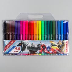 Фломастеры 24 цвета, Transformers Hasbro