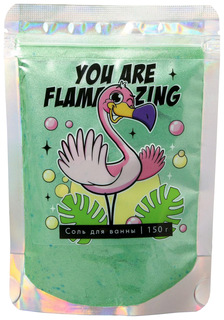 Соль для ванны-шиммер You are Flamazing, 150 г 4791194 Beauty Fox