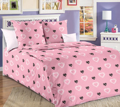 Покрывало Текс-Дизайн Валери 1 Роз. из перкали 140х210 стеганое П14021020460