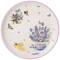 Тарелка Agness подстановочная 26х26x3 см "прованс лаванда"