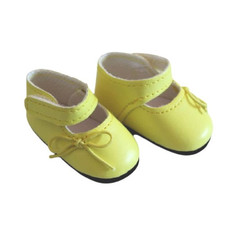 Туфли Paola Reina желтые, для кукол 32 см