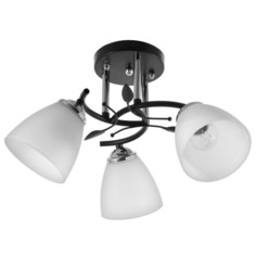 Люстра 1996/3 E27 60Вт черный+хром 45х45х25 см Bayer Lux