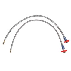 Подводка для смесителя ZEIN, гайка 1/2", штуцер М10, 80 см, ключ для монтажа, набор 2 шт