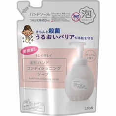 Lion kirei kirei мыло пенка для рук увлажняющее с антибактериальным эффектом 400 мл
