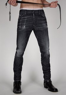 Джинсы мужские DSquared2 124414 серые 54 IT