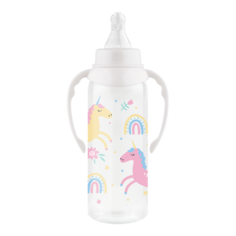Бутылочка для кормления just LUBBY с соск. мол. и ручками, от 0 м., 250 мл, микс 27988
