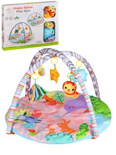 Развивающий коврик Компания друзей Животные, круглой формы, в/п 58*8*46см Smart Baby