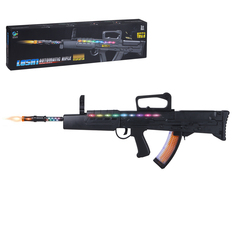 Игрушечное оружие Feng Fa Toys Автомат со светом и звуком, черный, JB0208965 Маленький воин