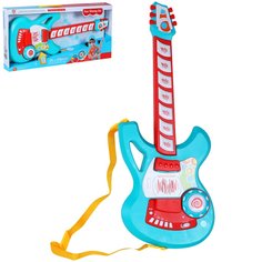 Музыкальная развивающая игрушка Гитара голубой, JB0209672 Smart Baby