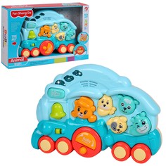 Развивающая музыкальная игрушка Паровозик голубой JB0333806 Smart Baby