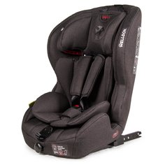 Автокресло детское Welldon Omni Penguin Fix Black, black, черный, 1/2/3 pg07-tt (9501)