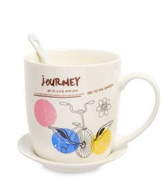 Кружка с ложкой Мое путешествие MUG-203/2 113-108697 Art East