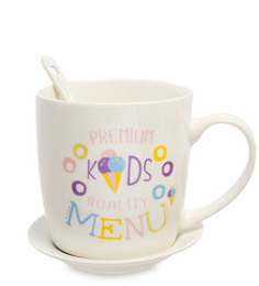 Кружка с ложкой Детское меню MUG-165/4 113-108694 Art East