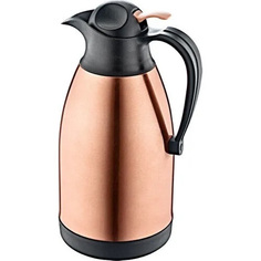 Термос- кувшин металлический. O.M.S. Нержавеющая сталь. 2 л. Черно-медный. OMS