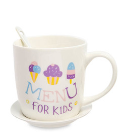 Кружка с ложкой Детское меню MUG-165/3 113-108693 Art East