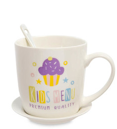 Кружка с ложкой Детское меню MUG-165/2 113-108692 Art East