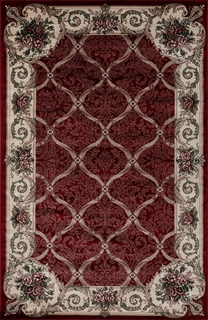 Ковер российский AkTs 60x110 см красный