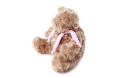 Мягкая игрушка Lapkin Медведь c шарфом светло-коричневый 50см