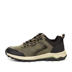 Кроссовки мужские quattrocomforto 189-22MV-009SR хаки 44 RU