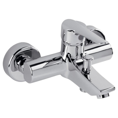 Смарт-Модерн смеситель для ванны/душа, короткий излив, с аксессуарами, хром Smart Sant