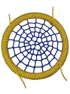 Подвесные Качели гнездо размер 120 см ЦП/ПШ/120/102/16/16/Ж/Ж-С/КГ Jinn