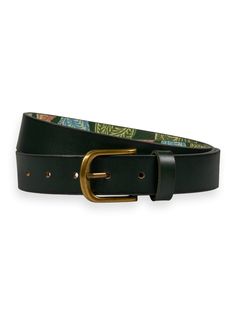 Ремень мужской Scotch & Soda 168569 green, р. M