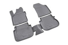 Коврики в салон VW Caddy 10/2007-2014, 4 шт. (полиуретан) Element