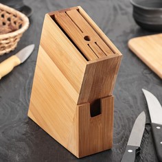 Подставка для ножей, 16,5×6×21,5 см No Brand