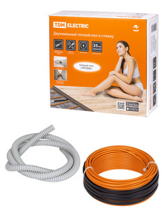 Двухжильный теплый пол в стяжку ПРОФИ, 105 м, 2100 Вт, S укладки 14-20 м², TDM SQ2501-0021