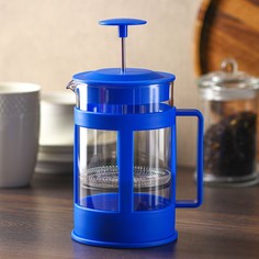 Френч-пресс Доляна «Классика», 800 мл, цвет синий