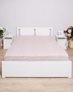 Простыня на резинке поплин "Всё себе" Рубчик 140 х 200