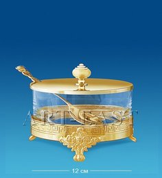 Сахарница Античное золото Crystal Temptations