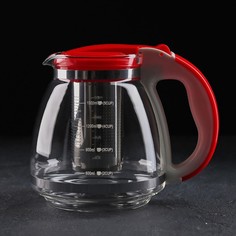 Чайник заварочный, 1,5 л, с металлическим ситом, цвет МИКС No Brand